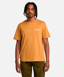 Timberland Men Clothing-Mens Work Inspired Back Graphic Short Sleeve T-Shirt- TB0A6VKXP47-timberland waterproof boots