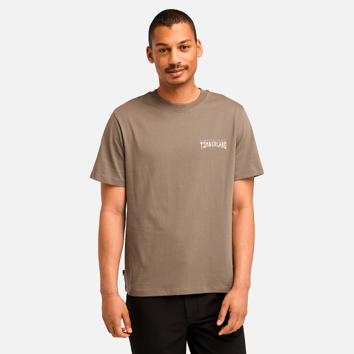 Timberland Men Clothing-Mens Work Inspired Back Graphic Short Sleeve T-Shirt- TB0A6VKXBK0-timberland boots