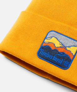 Timberland Men Accessories-Mountain Patch Beanie- TB0A2PNJEFM-timbaland boots 2