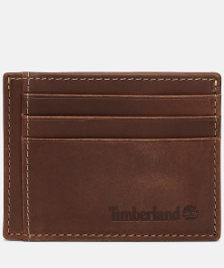 Timberland Gift Guide Oiled Leather Card Case-Oiled Leather Card Case- TB0A2MNJ214-which rapper made timbaland boots popular