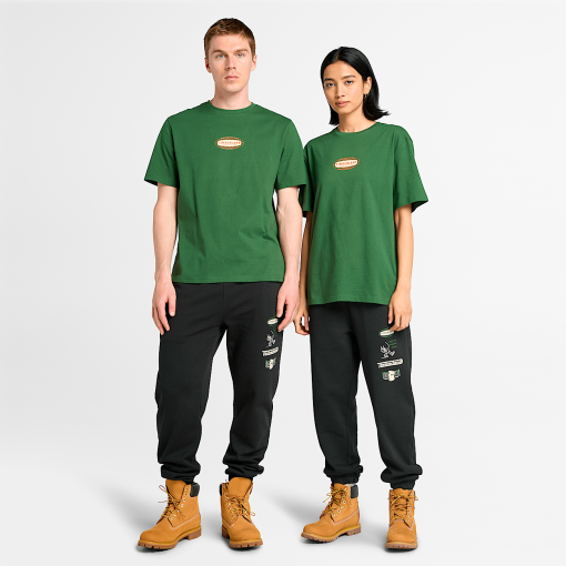 Timberland Featured Collections All Gender Collection-Short Sleeve Front And Back Graphic T-Shirt- TB0A647UEIN-timberland sneakers