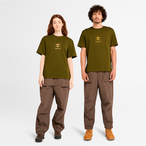 Timberland Featured Collections All Gender Collection-Short Sleeve Stack Camo T-Shirt- TB0A6X8E302-timberland steel toe shoes