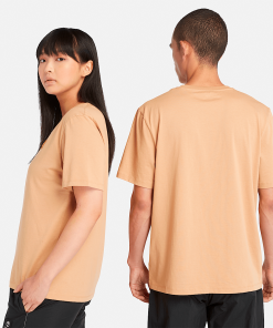 Timberland Featured Collections All Gender Collection-Short Sleeve Woven Badge T-Shirt- TB0A5RCEEH3-timberlands near me