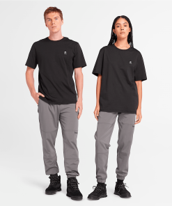 Timberland Featured Collections All Gender Collection-Short Sleeve Woven Badge T-Shirt- TB0A5RCE001-timberland boots on sale