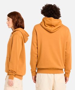 Timberland Featured Collections All Gender Collection-Small Logo Print Hoodie Sweatshirt- TB0A6WZAP47-timberland store 2