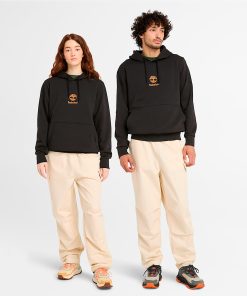 Timberland Featured Collections All Gender Collection-Small Logo Print Hoodie Sweatshirt- TB0A6WZA001-mens timberland boots