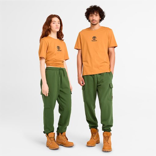 Timberland Featured Collections All Gender Collection-Small Logo Print Short Sleeve T-Shirt- TB0A6WWTP47-ladies timberland boots