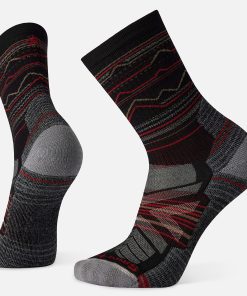 Timberland Accessories Socks-Smartwool® Hike Light Cushion Mountain Range Crew Socks- SW001615001-timberland store near me 2