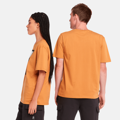 Timberland Men Clothing-Square Stack Logo Short-Sleeve T-Shirt- TB0A5QS2P47-timberland steel toe boots - Image 2