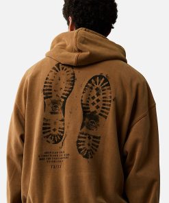 Timberland Featured Collections Timberland X American Eagle-Timberland x AE Back Footstep Graphic Hoodie- TB0A411CEH2-timberlands near me 2