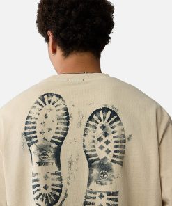 Timberland Featured Collections Timberland X American Eagle-Timberland x AE Back Footstep Graphic T-Shirt- TB0A299BEFL-timberland steel toe shoes 2