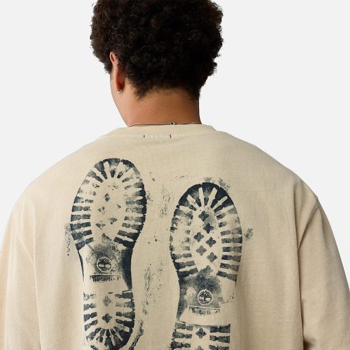 Timberland Featured Collections Timberland X American Eagle-Timberland x AE Back Footstep Graphic T-Shirt- TB0A299BEFL-timberland steel toe shoes - Image 2