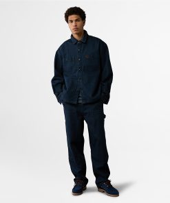 Timberland Featured Collections Timberland X American Eagle-Timberland x AE Denim Overshirt- TB0A295WH87-timberland shoes for men