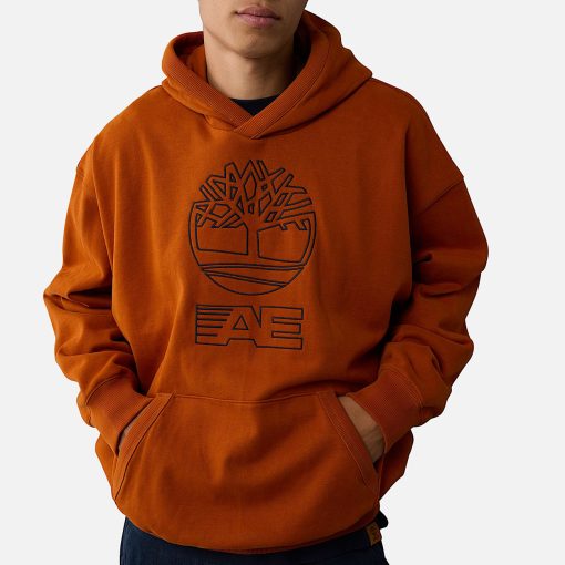 Timberland Featured Collections Timberland X American Eagle-Timberland x AE Heavyweight Graphic Hoodie- TB0A28E5888-timbs boots womens