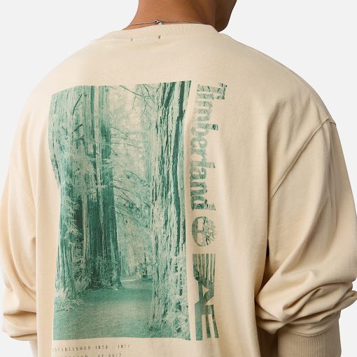 Timberland Featured Collections Timberland X American Eagle-Timberland x AE Long Sleeve Forest Graphic T-Shirt- TB0A2PPSEFL-timberland boots mens - Image 2