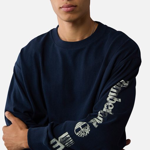 Timberland Featured Collections Timberland X American Eagle-Timberland x AE Long Sleeve Graphic T-Shirt- TB0A2878433-timberland sandals - Image 2