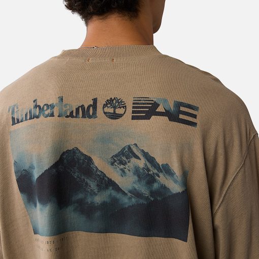 Timberland Featured Collections Timberland X American Eagle-Timberland x AE Long Sleeve Mountain Graphic T-Shirt- TB0A2PRZI73-timberland mens boots - Image 2