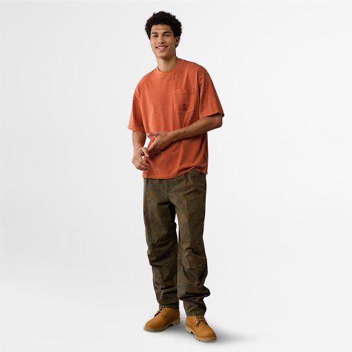 Timberland Featured Collections Timberland X American Eagle-Timberland x AE Pocket T-Shirt- TB0A2A4U888-timberland boots for men