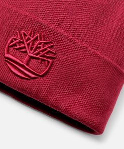 Timberland Men Accessories-Tonal 3D Embroidery Beanie- TB0A2PJREIC-mens timberland boots 2