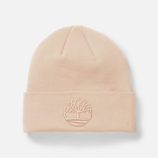 Timberland Men Accessories-Tonal 3D Embroidery Beanie- TB0A2PJREFL-timberland boat shoes