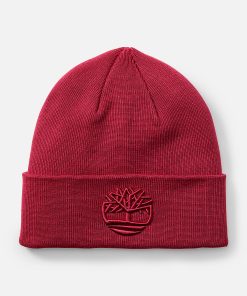 Timberland Men Accessories-Tonal 3D Embroidery Beanie- TB0A2PJREIC-mens timberland boots