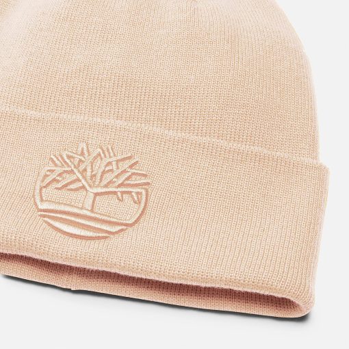 Timberland Men Accessories-Tonal 3D Embroidery Beanie- TB0A2PJREFL-timberland boat shoes - Image 2