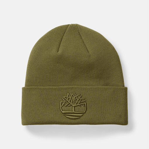 Timberland Men Accessories-Tonal 3D Embroidery Beanie- TB0A2PJRA58-timberland chelsea boots