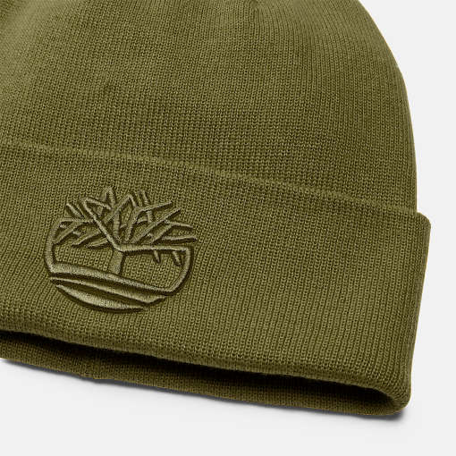 Timberland Men Accessories-Tonal 3D Embroidery Beanie- TB0A2PJRA58-timberland chelsea boots - Image 2