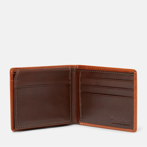 Timberland Men Accessories-Waxy Pull Up Passcase Wallet- TB0A2MN6212-timberland work boots for men - Image 2