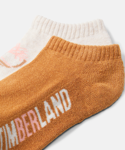 Timberland Women Accessories-Womens 2-Pack Split Color Tree No-Show Sock- TB0A2PZSCU4-timberland boots men 2