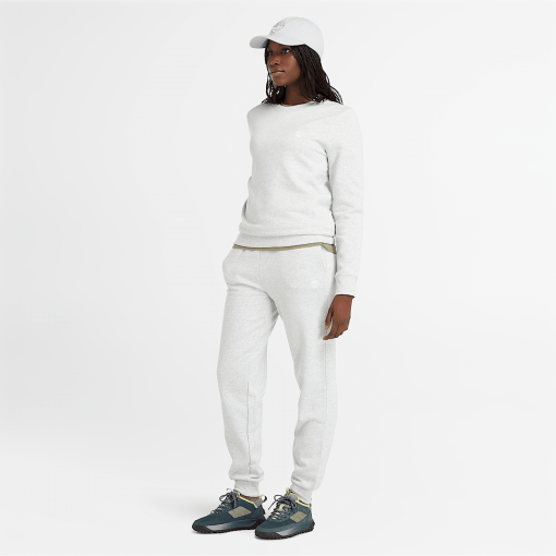 Timberland Women Clothing-Womens Brushed Back Crew Sweatshirt- TB0A5NMXEK3-timbs boots womens - Image 2