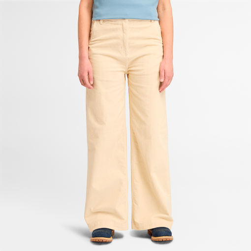 Timberland Women Clothing-Womens Corduroy Wide-Leg Pant- TB0A5ZVBEFL-timberland store near me