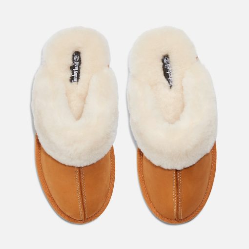 Timberland Women Footwear-Womens Culver Ridge Shearling Scuff Slipper- TB0A2Q7K754-steel cap timberlands - Image 2