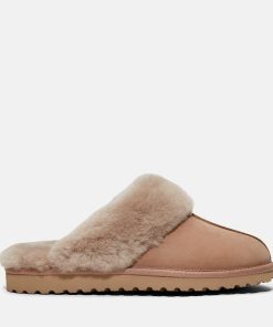 Timberland Women Footwear-Womens Culver Ridge Shearling Scuff Slipper- TB0A2Q7K929-timberlands