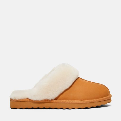 Timberland Women Footwear-Womens Culver Ridge Shearling Scuff Slipper- TB0A2Q7K754-timberland pro timberland