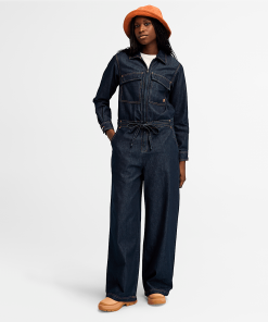 Timberland Women Clothing-Womens Denim REFIBRA™ Boiler Suit- TB0A64KQB71-timberland boots