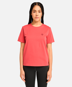 Timberland Women Clothing-Womens Dunstan Short Sleeve T-Shirt- TB0A6ATEEFT-timberland boots