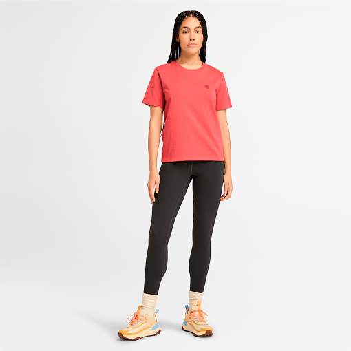 Timberland Women Clothing-Womens Dunstan Short Sleeve T-Shirt- TB0A6ATEEFT-timberland boots - Image 2