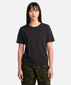 Timberland Women Clothing-Womens Dunstan Short-Sleeve T-Shirt- TB0A6ATE001-timberland chukka boots