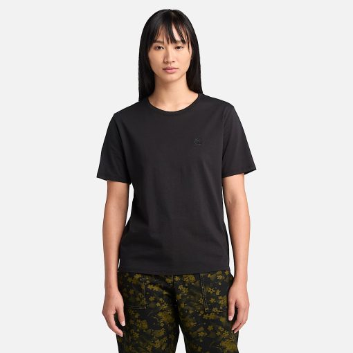 Timberland Women Clothing-Womens Dunstan Short-Sleeve T-Shirt- TB0A6ATE001-timberland chukka boots