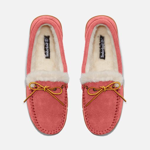 Timberland Footwear Women's Faux-Fur Tie Moccasin-Womens Faux-Fur Tie Moccasin- TB0A2Q7VEFU-timberland shoes - Image 2