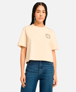 Timberland Women Clothing-Womens Graphic Short Sleeve T-Shirt- TB0A5ZXUEFL-timberland outlet store