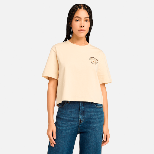 Timberland Women Clothing-Womens Graphic Short Sleeve T-Shirt- TB0A5ZXUEFL-timberland outlet store