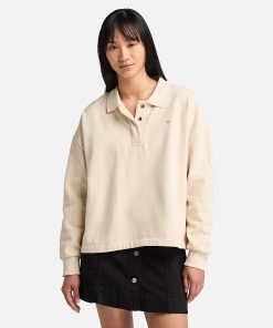 Timberland Women Clothing-Womens Lush Polo Sweatshirt- TB0A5Z6FEFL-timberland boots mens