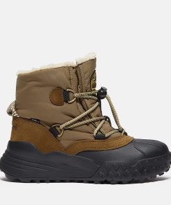 Timberland Footwear Women’s Moriah Range Mid Warm Lined Waterproof Snow Boot-Womens Moriah Range Mid Warm Lined Waterproof Snow Boot- TB0A29KBEIX-black timberland boots men