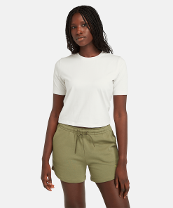 Timberland Women Clothing-Womens Short Sleeve Baby T-Shirt- TB0A5NHTCM9-timberland boots