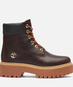 Timberland-Womens Stone Street Espresso 6-Inch Lace-Up Waterproof Boot-timberland waterproof boots