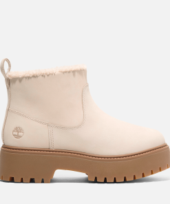 Timberland Footwear Women’s Stone Street Mid Warm Lined Boot-Womens Stone Street Mid Warm Lined Boot- TB0A283GEX4-timberland waterproof boots