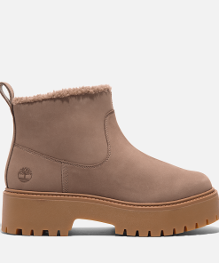 Timberland Footwear Women’s Stone Street Mid Warm Lined Boot-Womens Stone Street Mid Warm Lined Boot- TB0A283GEN5-timberlands