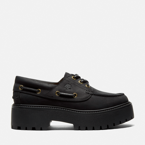 Timberland Women Footwear-Women’s Stone Street Platform Boat Shoe- TB0A6AVE001-timberland boots men